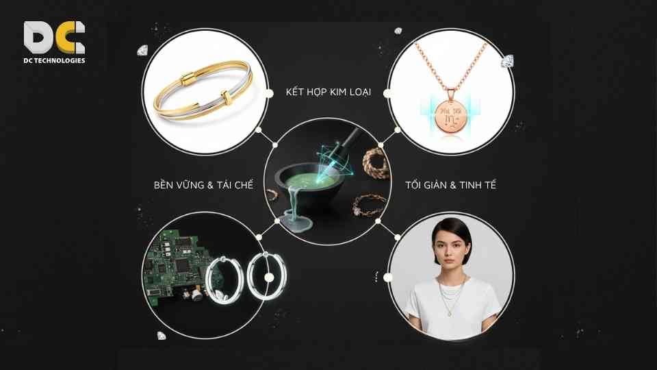 Comparison of Gold, Platinum, and Silver in Jewelry Making